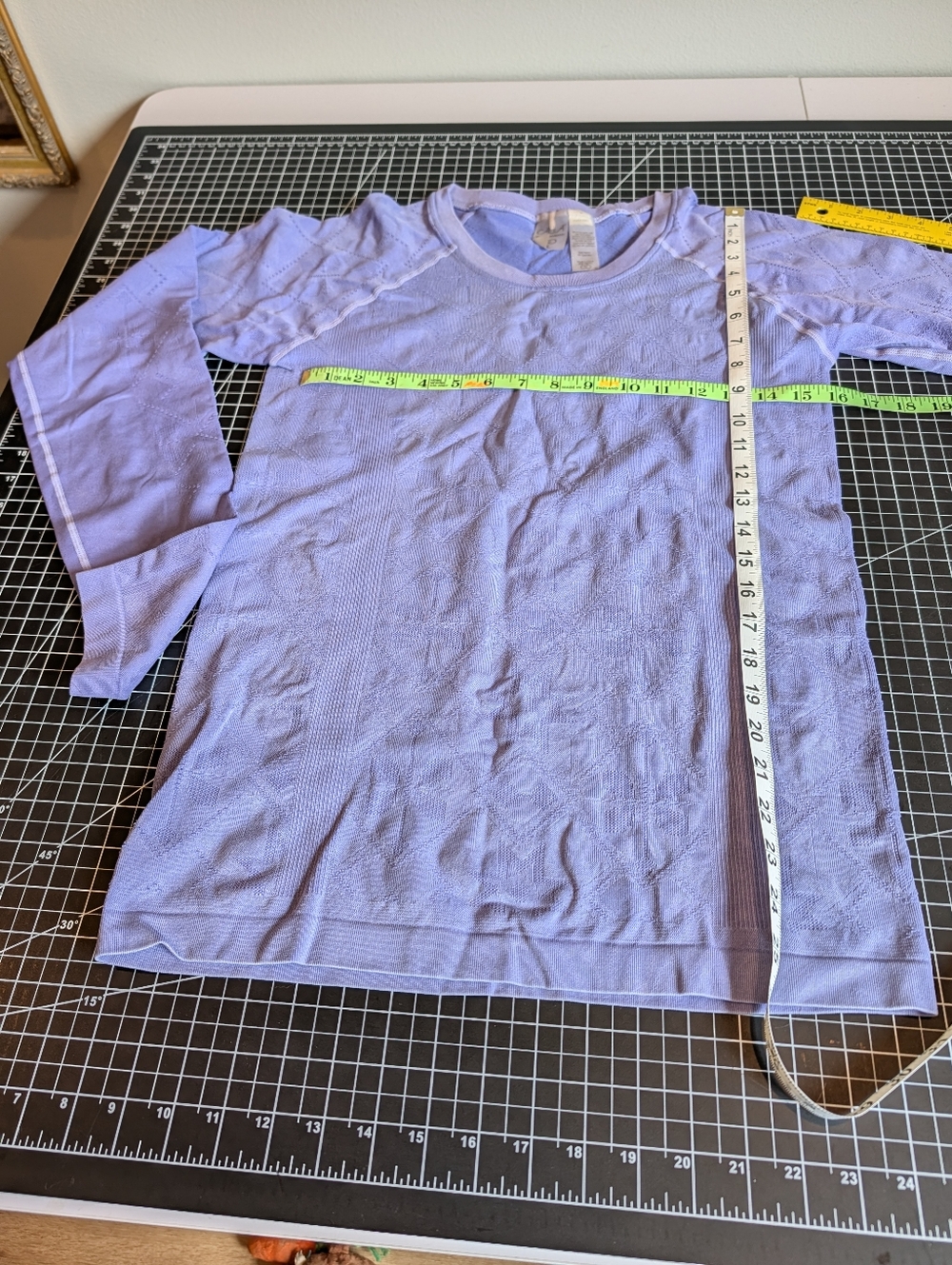 Calia Light Purple Long-Sleeve Athletic Top